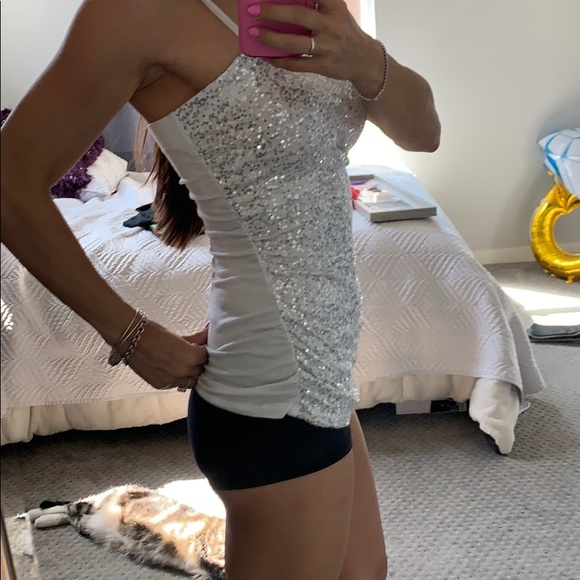 INC Sparkly tank/tube top - Picture 2 of 2